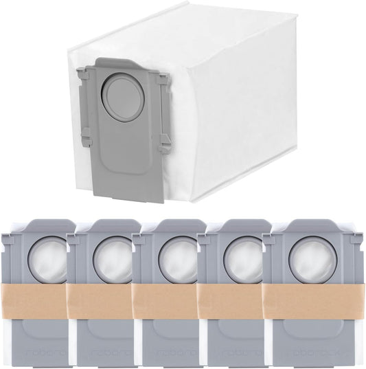 6 Packs Disposable Dust Bags or QV35A, Saros10series, Saros20, Saros 20 Sonic, QrevoCurv2low, QrevoCurv, V1259-DP01-F-357