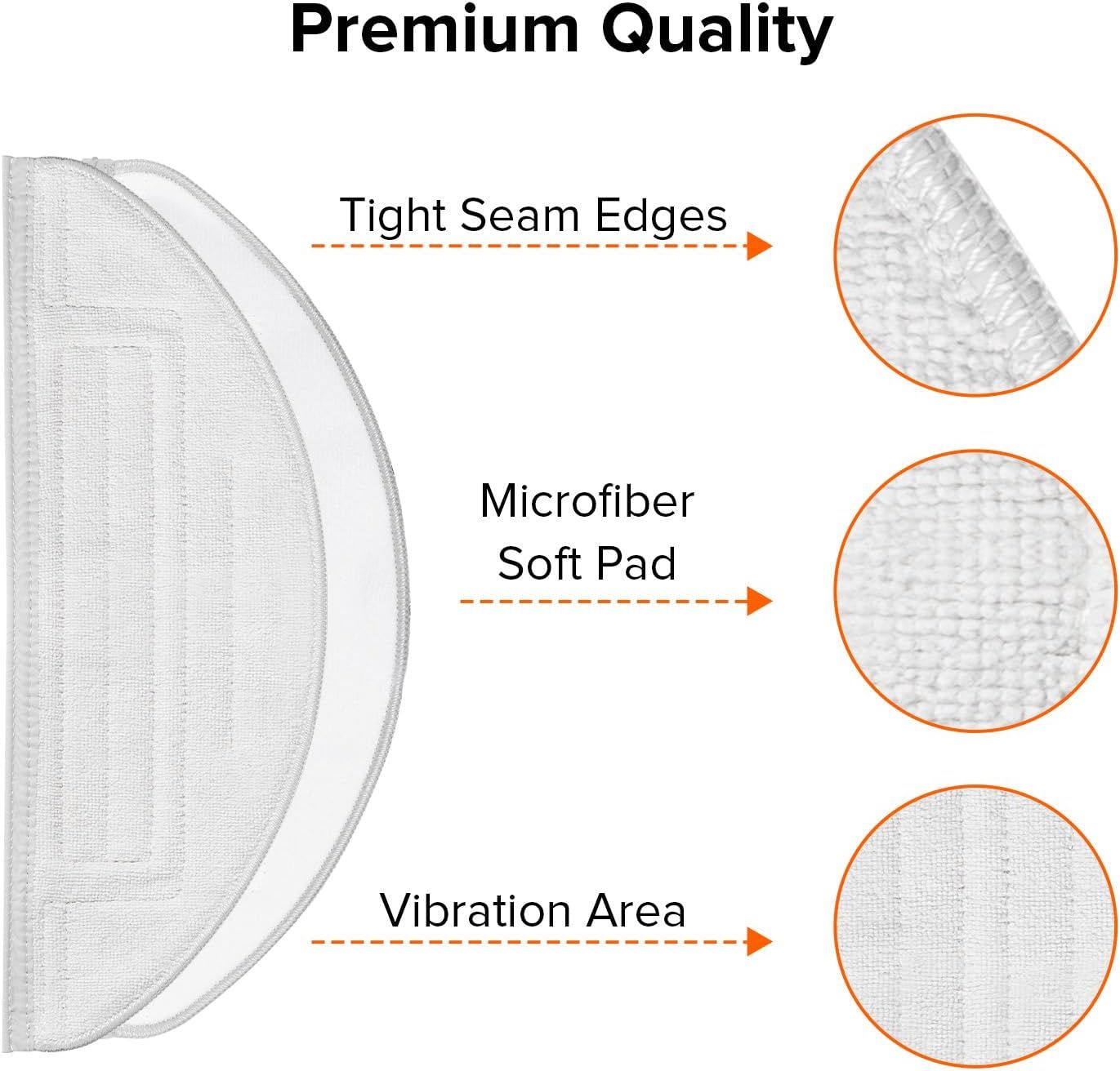 Mop Cloth or S8+ & S8 & S7 MaxV Robot Vacuum (2 Pcs) V1259-DP01-F-364