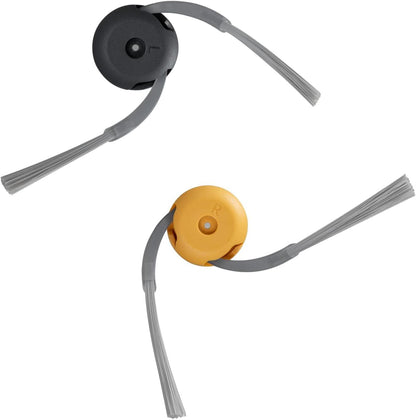 Side Brushes Replacement (2 Pieces) or Qrevo Curv 2 low Robot Vacuum Cleaner, Gray& Yellow V1259-DP01-F-373
