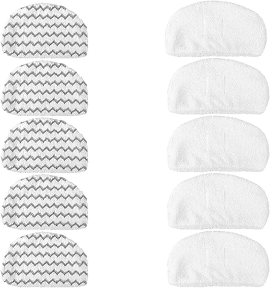 10PK Replacement Pads Compatible with Bissell Powerresh Steam Mop 1940 1440 1806 1544 2075 2685 Series 19401 V1259-DP01-F-382