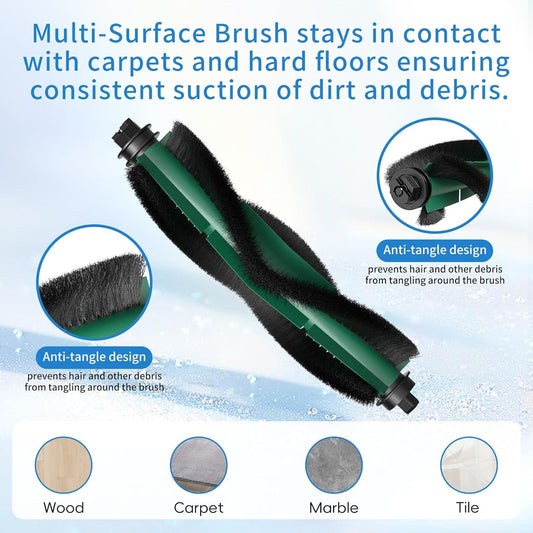 12 Pack Accessories Kit Compatible with iRobot Roomba Essential 100 Series 104 105 Combo Y0140 Y0110 Q011 V1259-DP01-F-383