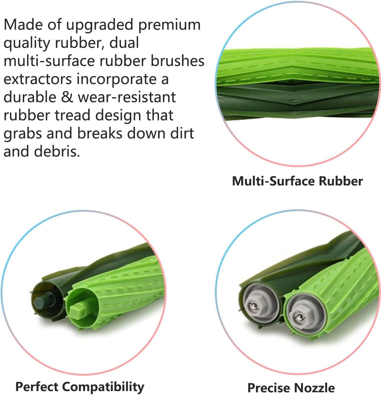 Replacement Parts Main Brushes HEPA ilters & Side Brushes Compatible with iRobot Roomba J7+ Combo, Combo V1259-DP01-F-393