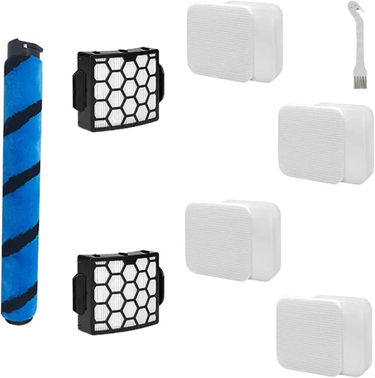 Brushroll & Hepa oam ilters Compatible with Shark Rotator Duo Clean Powerins LA500 LA500WM LA502 LA502NP V1259-DP01-F-395