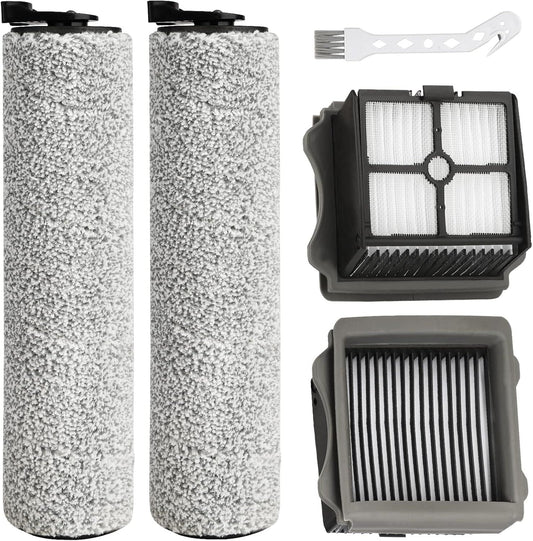 Iloor3 Roller Brush Replacement or Tineco iloor 3 and loor One S3 Cordless Wet Dry Vacuum Cleaner, 2 Brush V1259-DP01-F-401