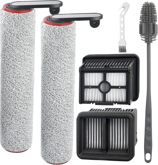 H12 Pro Roller Brush Replacement and HEPA ilter or Dreame H12 Pro, H12 Dual, G10 Pro Cordless Wet Dry Vacuum V1259-DP01-F-404