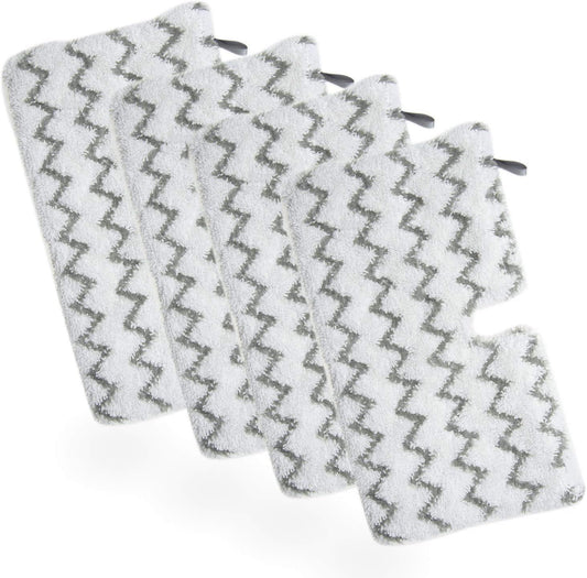 4 Pack S3501 S3601 Steam Pocket Mop Pads or Shark S3500 Series S3501 S3601 S3550 S3901 SE450 S3801CO S3601D V1259-DP01-F-409
