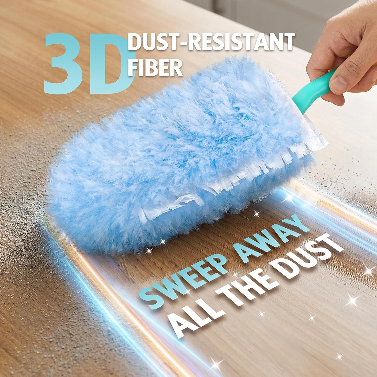 Duster Reill or Swier Duster, 30 Count Heavy Duty 2 Side 360 degrees Duster Reills with 1 Handle, 4X V1259-DP01-F-416
