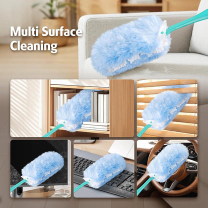 Duster Reill or Swier Duster, 30 Count Heavy Duty 2 Side 360 degrees Duster Reills with 1 Handle, 4X V1259-DP01-F-416