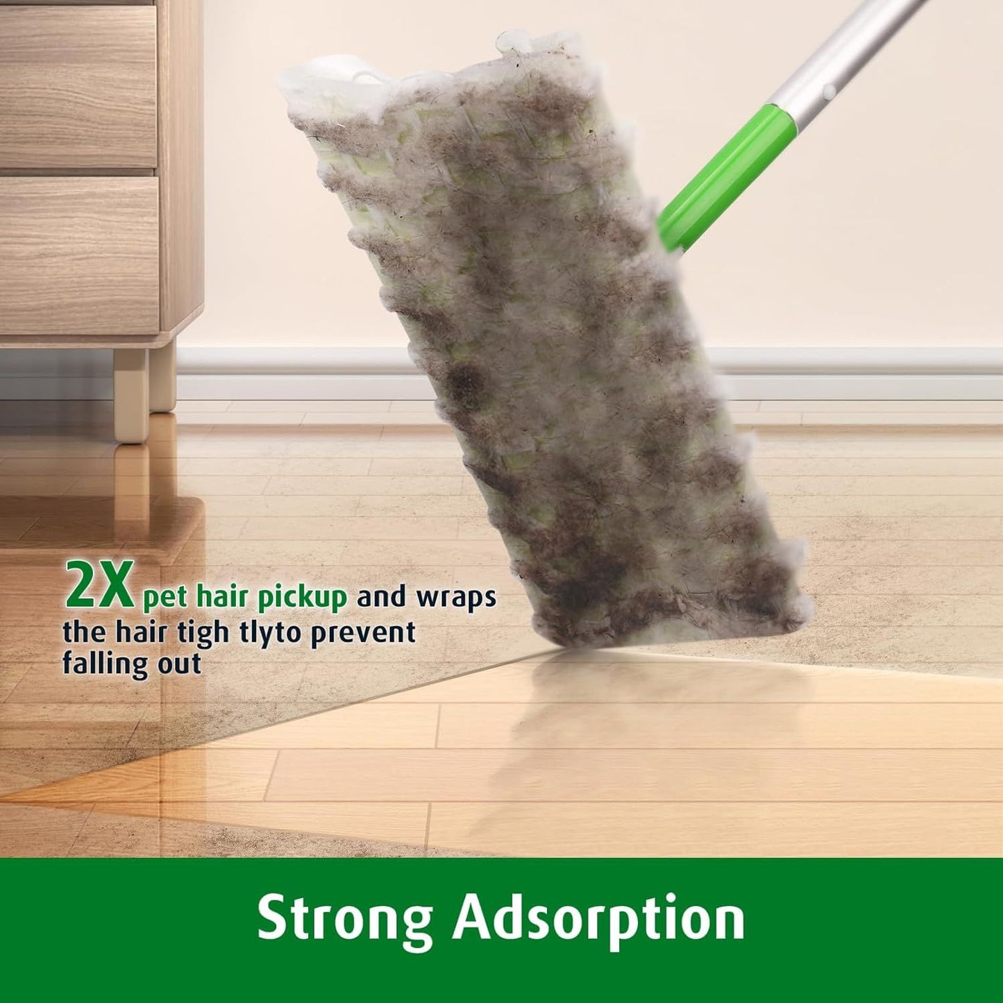 1 Handle with 30 Count Duster Reill or Swier Duster + 30 Count Dry Sweeping Pads Reill or Swier Sweep and Mop V1259-DP01-F-419