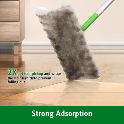 1 Handle with 30 Count Duster Reill or Swier Duster + 30 Count Dry Sweeping Pads Reill or Swier Sweep and Mop V1259-DP01-F-419