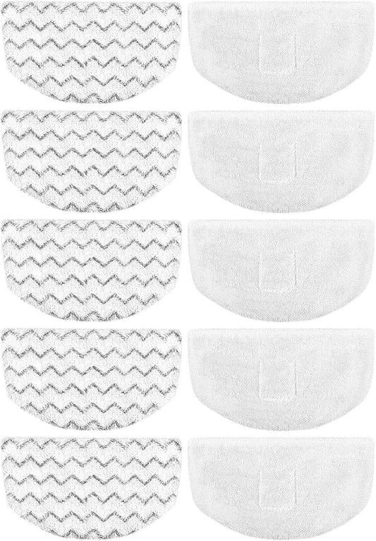 10 Pack Steam Mop Replacement Pads or Bissell Powerresh Steam Mop 1940 1806 1544 2075 2685A 2181 2814 Series, V1259-DP01-F-420