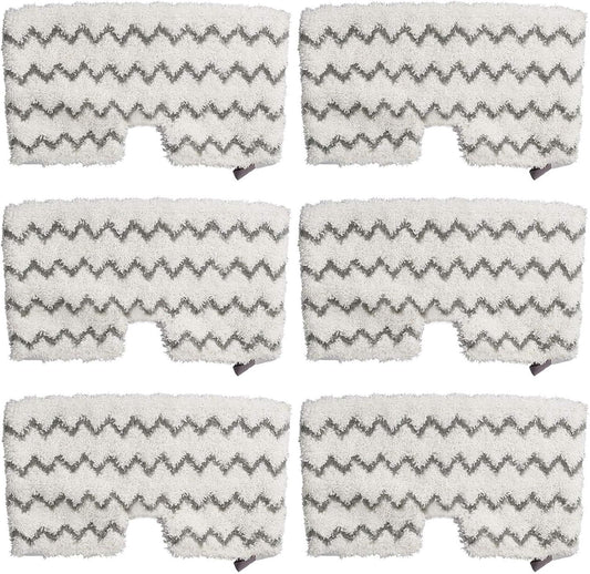 6 Pack Steam Mop Pads Replacement or Shark Steam Pocket Mops S3501 S3601 S3972BRN S3550 S3801 S3901 S3601D V1259-DP01-F-423