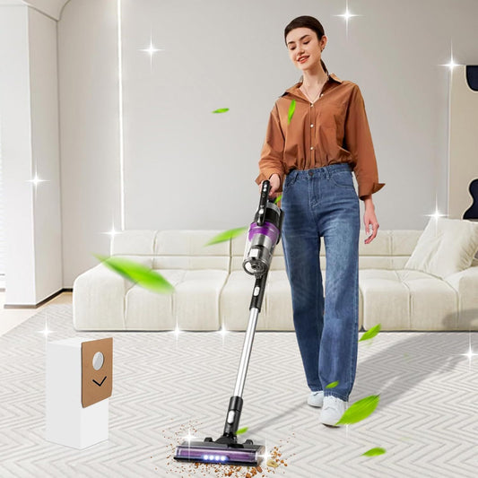 10 Pack Dust Bags or Eureka Stylus Elite NEC490BL NEC490SE NEC410BK Cordless Stick Vacuum Cleaner, 3L large V1259-DP01-F-431