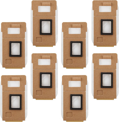 8 Pack Dust Bag or S7 / S7+ Vacuum Cleaner Auto-Empty Dock, 3L Large Capacity Replacement Bag V1259-DP01-F-433