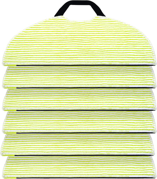 6 Pack Mop Pad or Shark AV2610WA / RV2620WD / RV2610WA / RV2410WD Robot Vacuum, Microiber Sonic Mopping Pad V1259-DP01-F-439