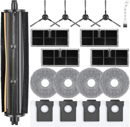 18 Pack Accessories Kit or Dreame L10s Ultra Gen 2/L10s Pro Ultra Heat/X30 Ultra/L40s Ultra AE/CE Robot V1259-DP01-F-442