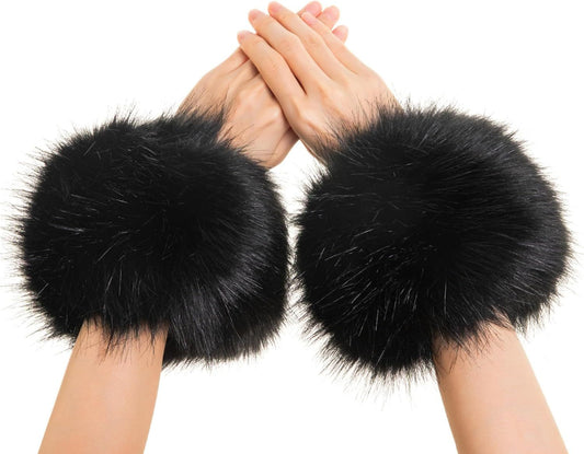 Arm Warmers or Women, Wrist Cus aux ur Winter Wrist Warmer, urry Bands or Cosplay & Party Outit V1259-DP01-F-445