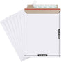 Eupako 9x11.5" 25 Pack Photo Document Mailer White Stay Flat Self-Seal Cardboard Envelopes for CDs, Pictures, V1259-DP01-F-45