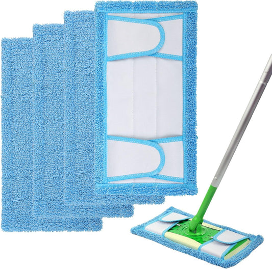 Reusable Mop Pad or Swier Sweeper Mop, 12.5'' Microiber Mop Pad Reill Washable or Hard loor Baseboard V1259-DP01-F-451