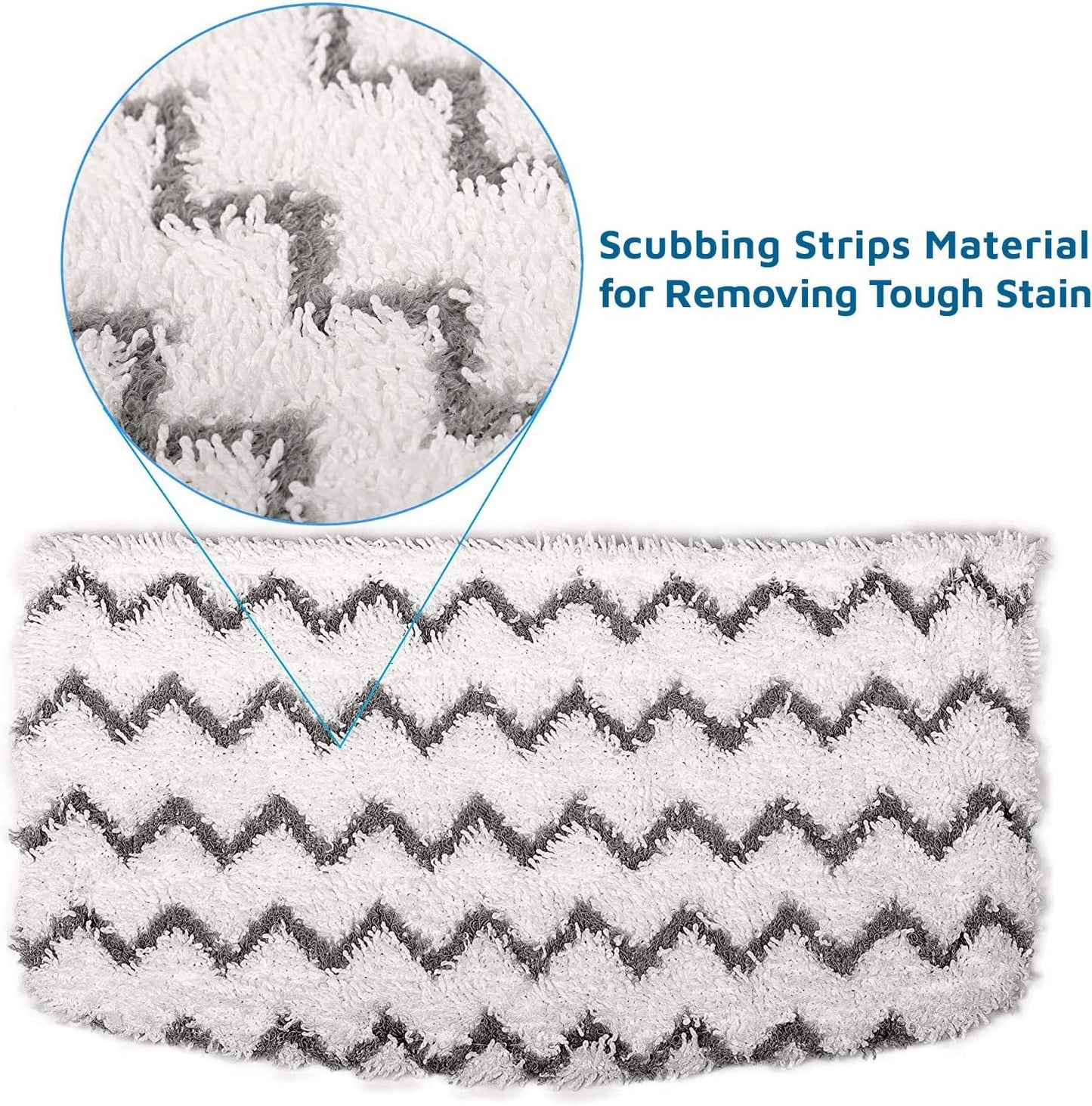 8 Pack Steam Mop Pads or Shark S1000 Series (4 Sot + 4 Scrub Pads) V1259-DP01-F-456