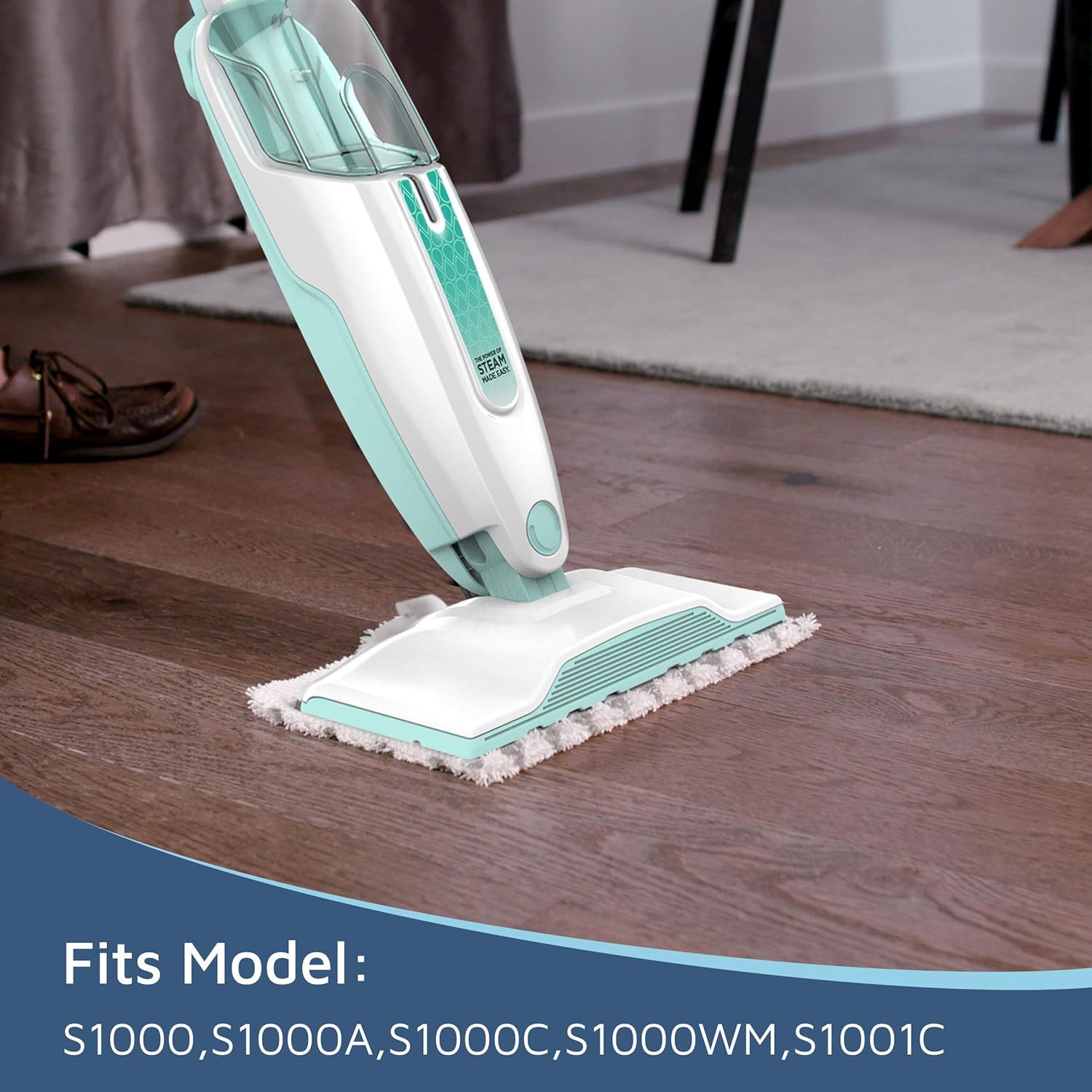 8 Pack Steam Mop Pads or Shark S1000 Series (4 Sot + 4 Scrub Pads) V1259-DP01-F-456