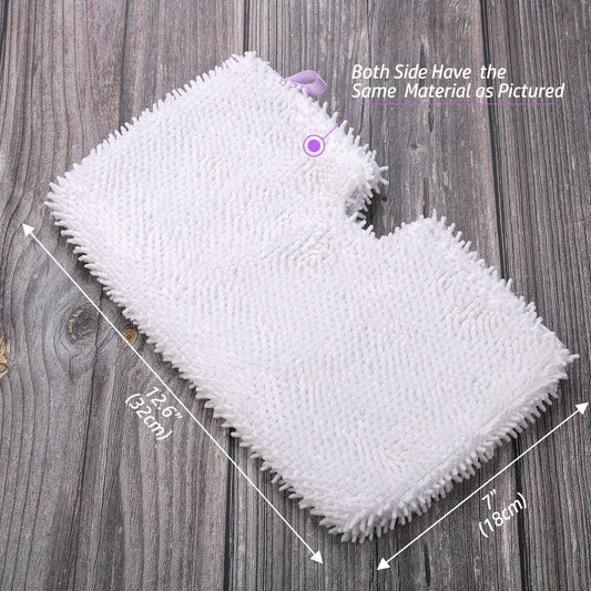 2 Pack + 2 Pack Replacement Microiber Mop Pad or Shark Steam Pocket Mops S3500 Series S3501 S3601 S3550 S3901 V1259-DP01-F-457