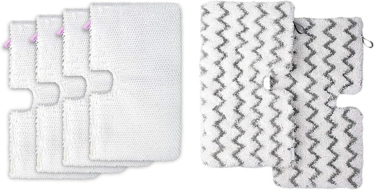 4 Pack + 2 Pack Replacement Microiber Mop Pad or Shark Steam Pocket Mops S3500 Series S3501 S3601 S3550 S3901 V1259-DP01-F-459