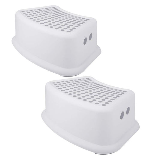 Step Stool or Kids (2 Pack), Toddlers Stool or Potty Training, Bathroom, Kitchen, Bedroom, Toy Room and V1259-DP01-F-464