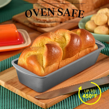 Extra Large Bread Pan, 13" x 5" Long Loa Pan, Nonstick Baking Pan, Rectangular Loa Tin, Set o 2 V1259-DP01-F-465