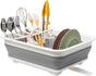 Collapsible Dish Drying Rack, Pop Up Dinnerware Drainer, Portable Plate Organizer or Kitchen RV Campers V1259-DP01-F-472