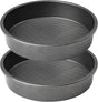 9" Round Cake Pan Set o 2, 0.8mm Thick Heavy Duty Bakeware or Tiered & Layered Cakes, Nonstick Baking Pan V1259-DP01-F-474