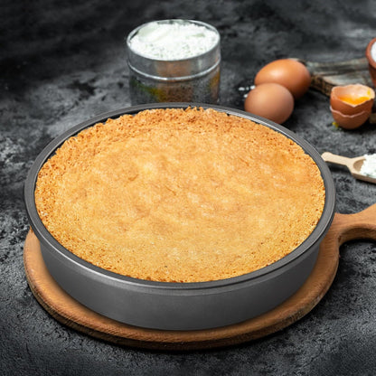 9" Round Cake Pan Set o 2, 0.8mm Thick Heavy Duty Bakeware or Tiered & Layered Cakes, Nonstick Baking Pan V1259-DP01-F-474