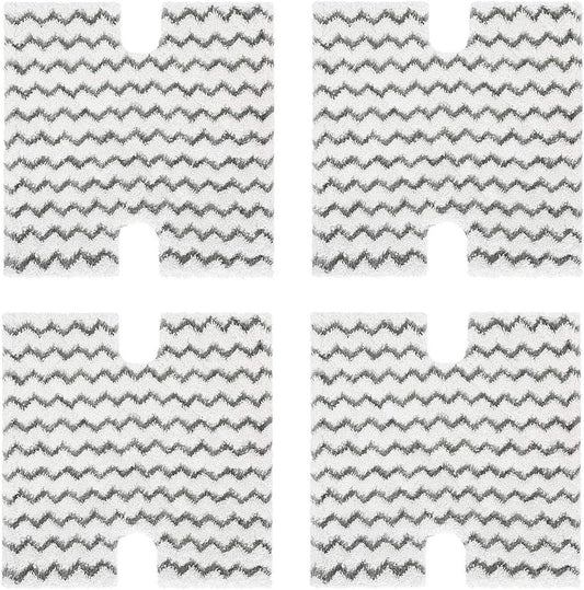 4 Pack Steam Mop Pads Replacement or Shark Lit-Away Pro & Shark Genius Mop System Pocket Mop S3973 S3973D V1259-DP01-F-487