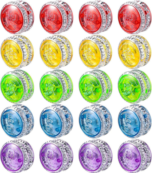 40 Pieces Light up Yo Yo Bulk, LED Responsive Ball Colorul Plastic Light up Party avors or Birthday Bag V1259-DP01-F-494