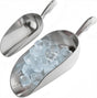 [Set o 2] 24oz + 85oz Metal Scoops or Ice Machine - Large Aluminum Ice Scoop Bundle - Hand Wash Only V1259-DP01-F-508