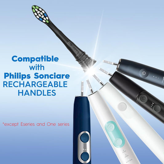Replacement Brush Heads Compatible with Philips Sonicare, Toothbrush Heads or Sonicare ProtectiveClean 4100 V1259-DP01-F-557