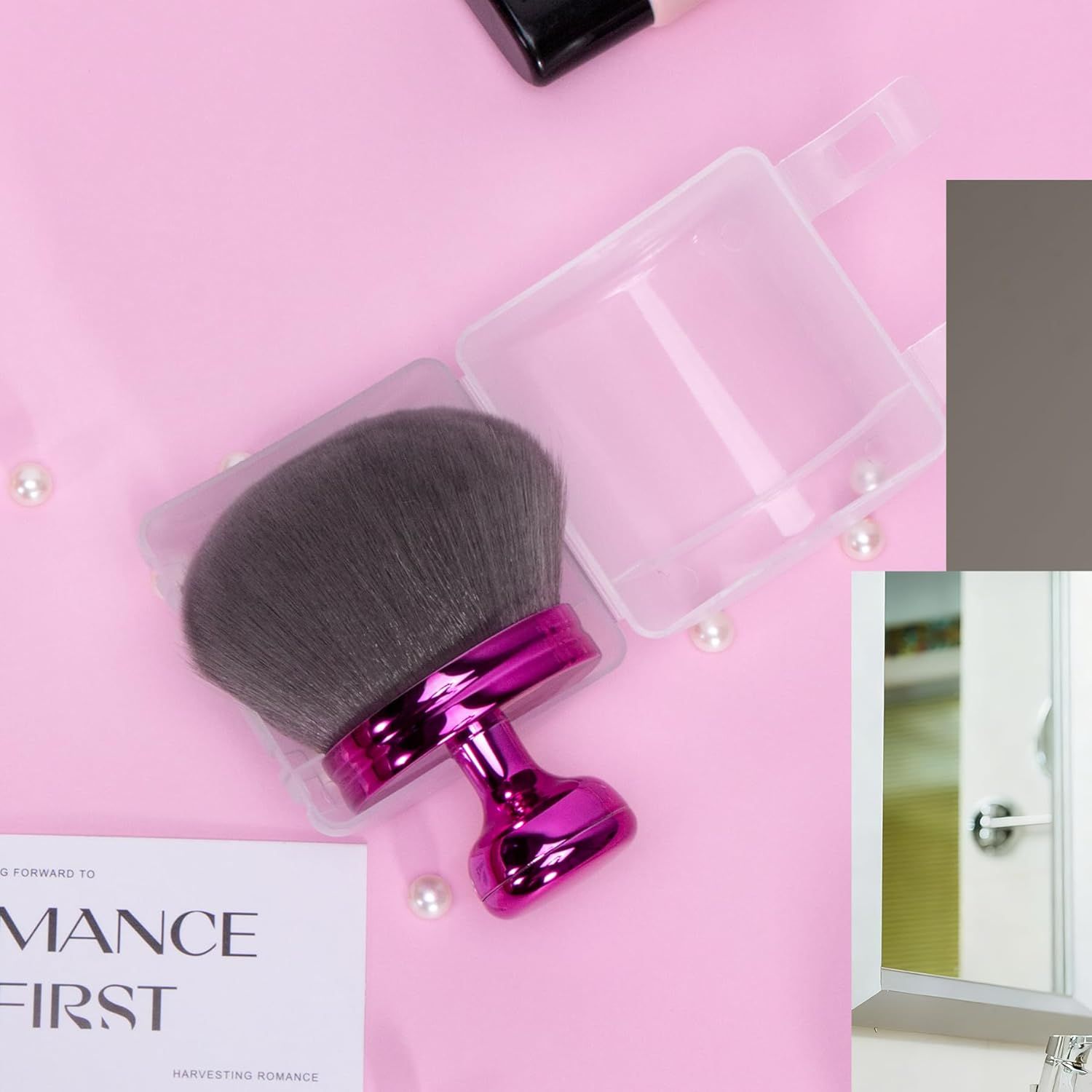 Blend & Blur Extra Large Body Makeup Brush or Sel Tanner,Leg Makeup & Bronzer Sel Tan Back Applicator, 76mm V1259-DP01-F-559