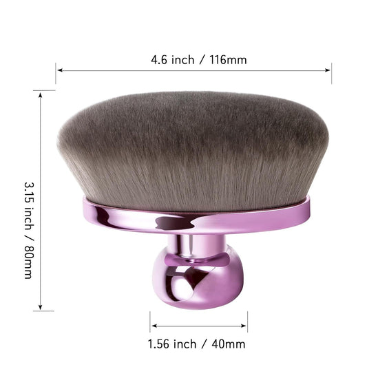 Extra Large Body Makeup Brush or Sel Tanner, Leg Makeup &Bronzer Blend,116mm Oval-headed Kabuki Brush More V1259-DP01-F-560