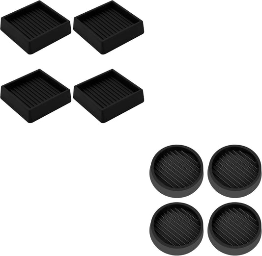 2X2 Round and Square Rubber Caster Cups, Non Slip urniture Pads, Anti-Slip Gripper, Anti Skid urniture eet, V1259-DP01-F-571