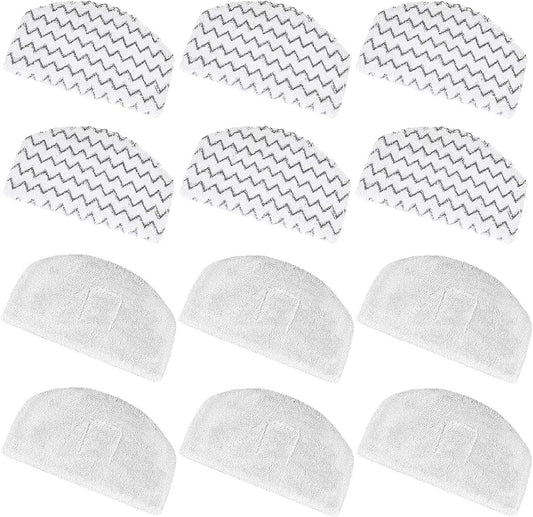 12 Pack 1940 Steam Mop Replacement Pads or Bissell Powerresh Steam Mop 1940 1440 1806 1544 2075 2685A 2814 V1259-DP01-F-584