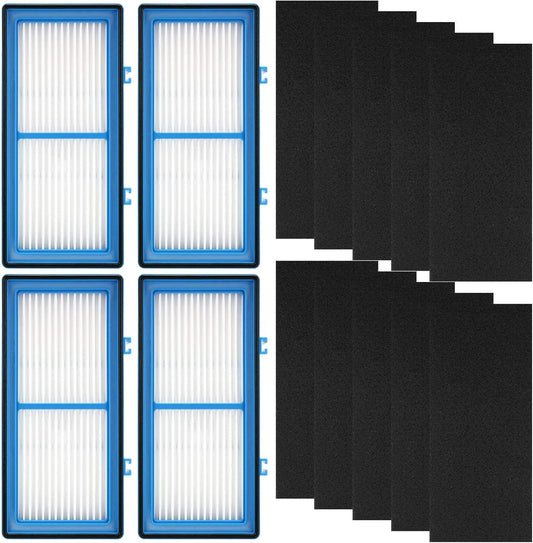 8 Pack Replacement ilters Compatible or Holme-s AER1 Air Puriier Total Air Clean 2 HEPA Air ilters 6 Carbon V1259-DP01-F-593