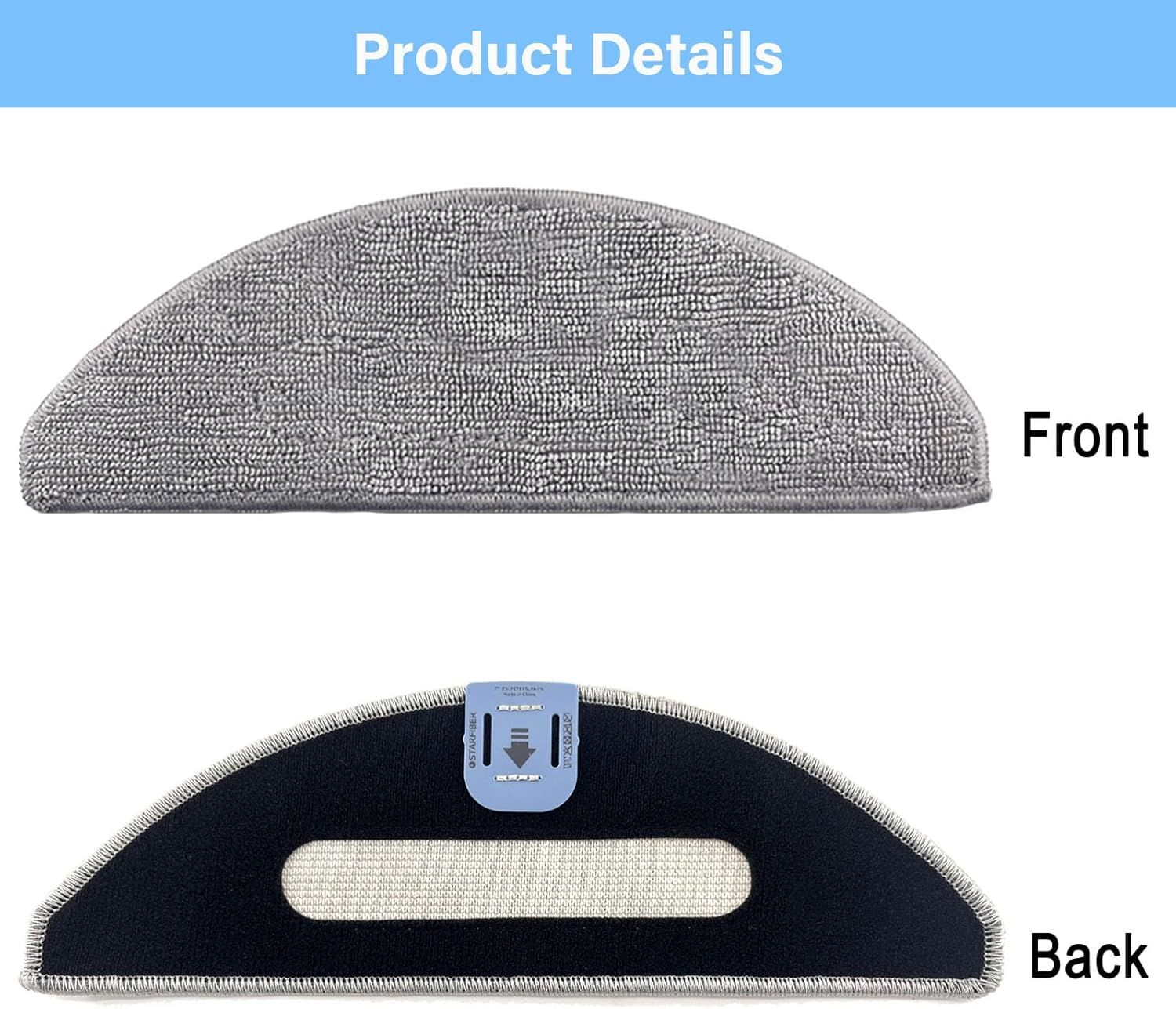 8 Pack i5 Replacement Mop Pads Compatible or iRobot Roomba Combo i5, i5+, j5, j5+ Robot Vacuum Cleaner Mop, 8 V1259-DP01-F-594