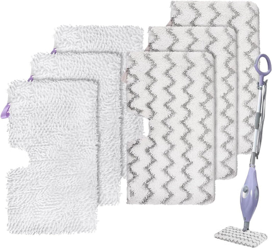 S3501 or Shark Steam Pocket Mop Pads: Washable Steam Mop Replacement Pads or Shark Steamer S3601D S3601 V1259-DP01-F-604