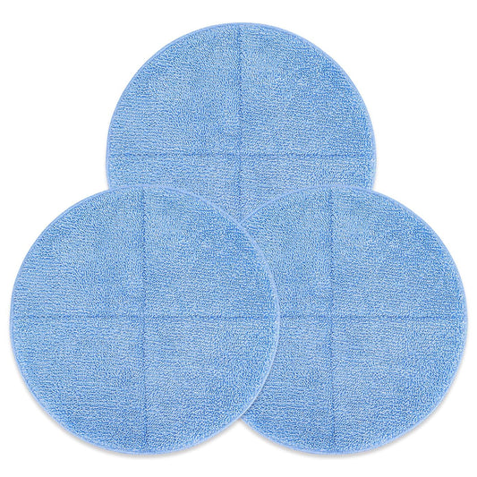 Commercial 17 Inch Microiber Carpet Bonnet loor Machines Pads Compatible with loor Machine: 3 Packs Microiber V1259-DP01-F-608