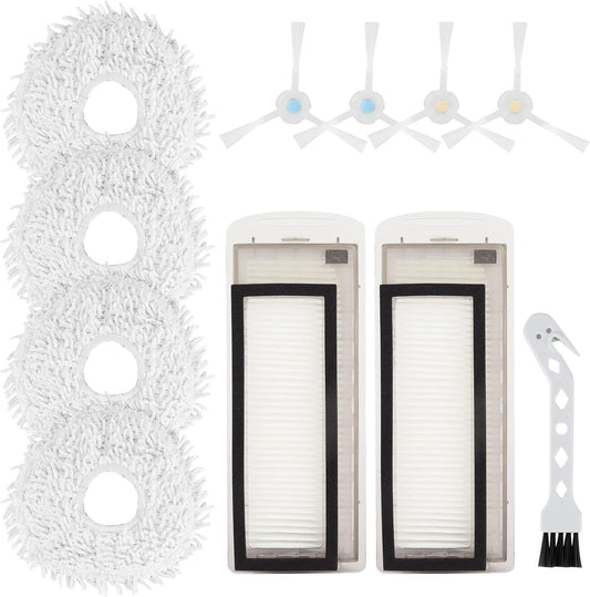 Replacement Accessories Compatible with Robot Sweeping Narwal T10,Microiber X2 ilters X4 Side Brushes X4 Mop V1259-DP01-F-609