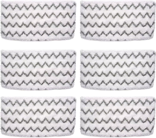 6 Pack S1000 S2001 Steam Mop Replacement Pads or Shark S1000 S1000A S1000C S1000WM S10001C S1200 & S2001 V1259-DP01-F-610