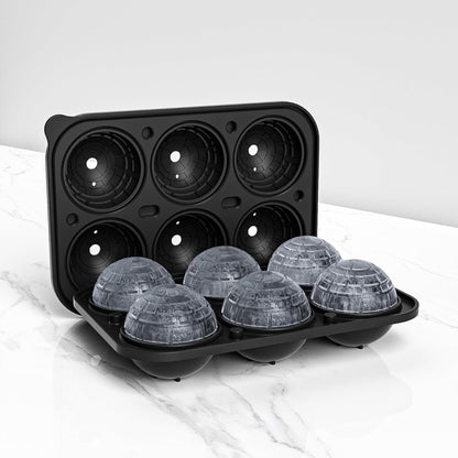 Bangp Large Ice Cube Tray for Whiskey,Sphere Ice Cube Molds, Silicone Ice Ball Maker Mold,Fun Shapes Ice Cube V1259-DP01-F-74