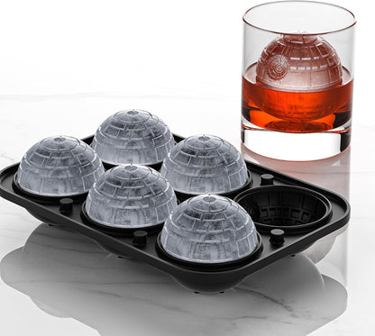 Bangp Large Ice Cube Tray for Whiskey,Sphere Ice Cube Molds, Silicone Ice Ball Maker Mold,Fun Shapes Ice Cube V1259-DP01-F-74