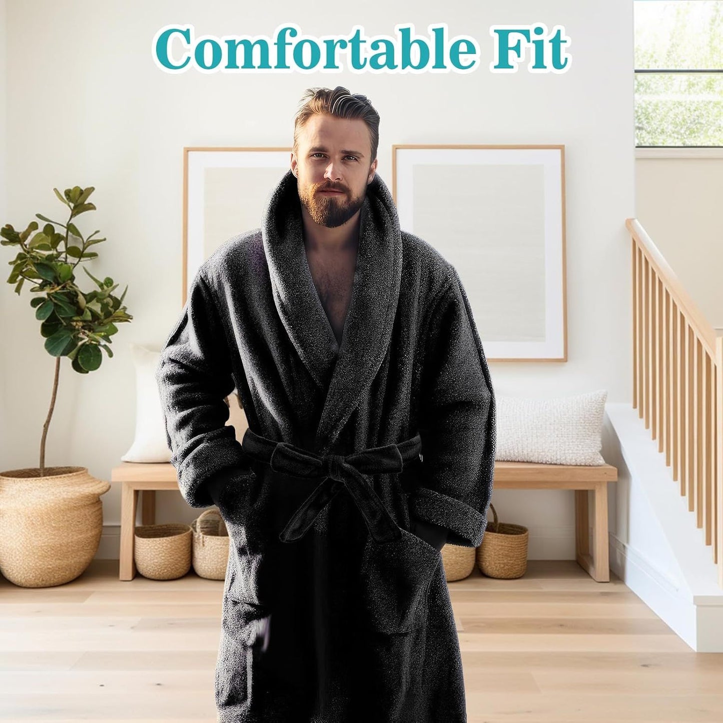 Robe Belt, Reusable Robe Tie, Soft Adjustable Design & Machine Washable for Bathrobe, Hotel & Home Use, V1259-DP01-G-00028
