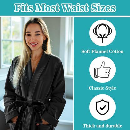 Robe Belt, Reusable Robe Tie, Soft Adjustable Design & Machine Washable for Bathrobe, Hotel & Home Use, V1259-DP01-G-00028